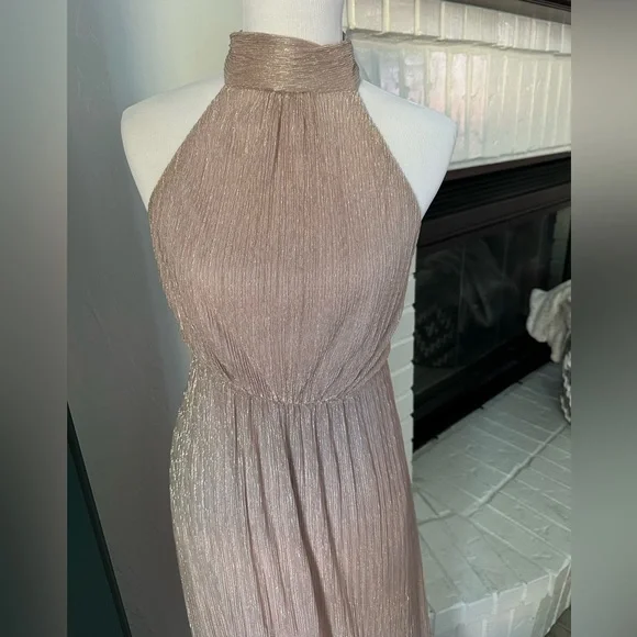 Show Me Your Mumu Collette Maxi Dress in Mauve - Sz medium - formal dress - gold - Picture 6 of 11